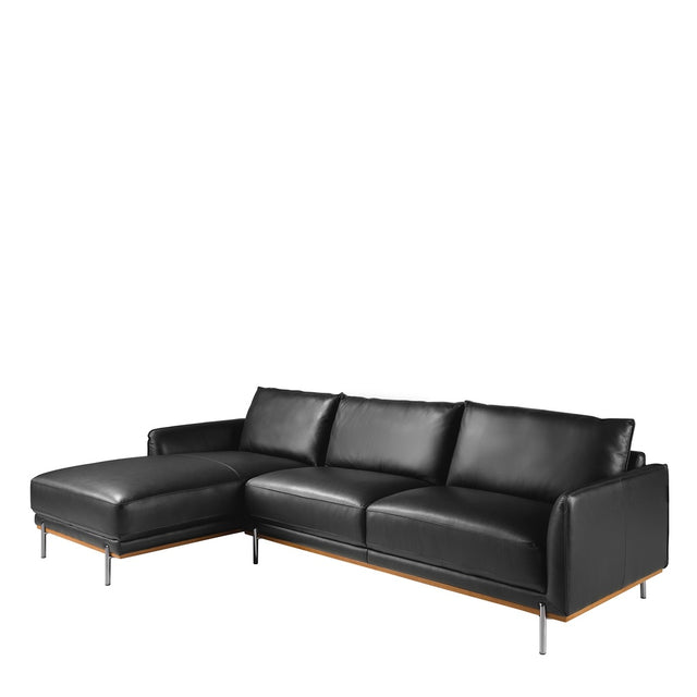 PAREVO Ledersofa Links