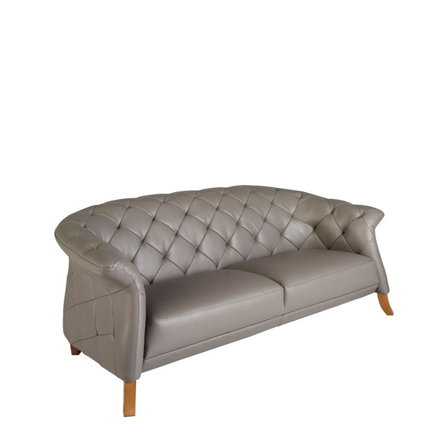 PELVAN Ledersofa 2-Sitzer