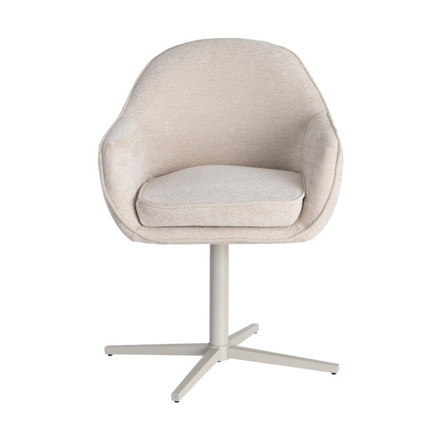 RIVANO – Frontalansicht auf Weiß – Beige