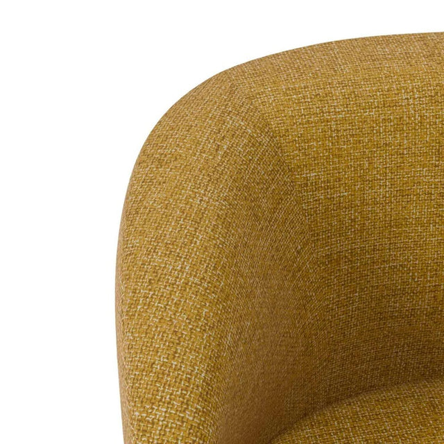 SINTRA Sessel Senfgelb – Stoffdetail