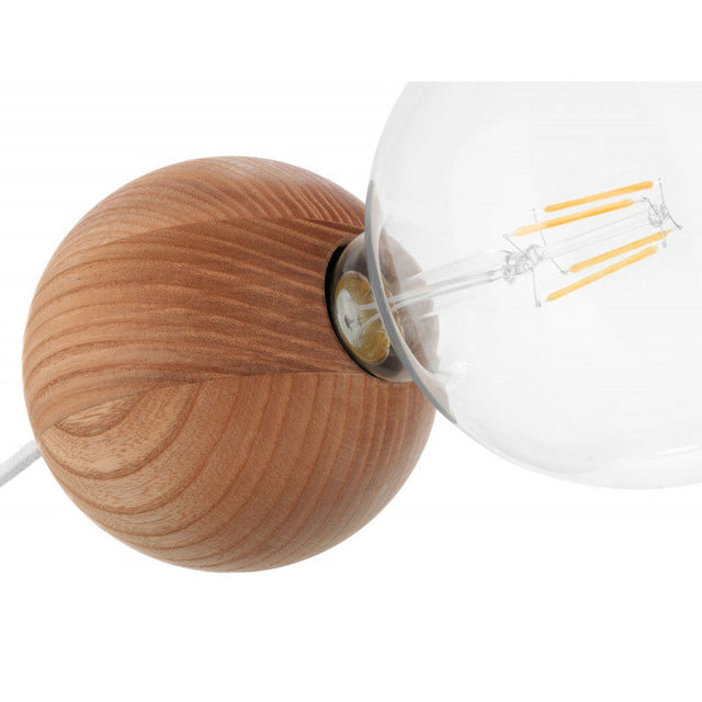 SORVEN H Wandleuchte – Holzfassung E27 im Detail