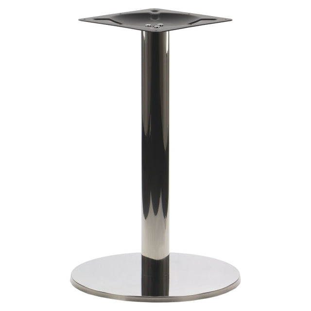 Edelstahl-Tischgestell SH-2001-1/P, poliert, Ø 45 cm