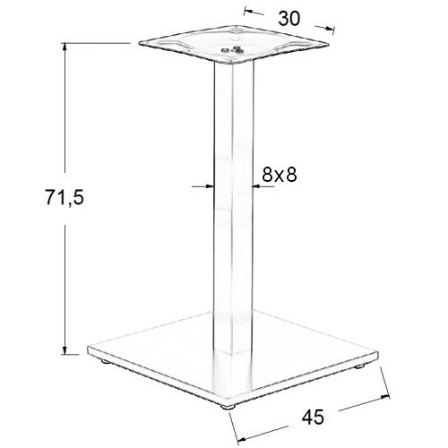 Stema Tischgestell SH-2002-1/P/8 – Ansicht 2