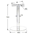 Stema Tischgestell SH-3001-6/P – Ansicht 2