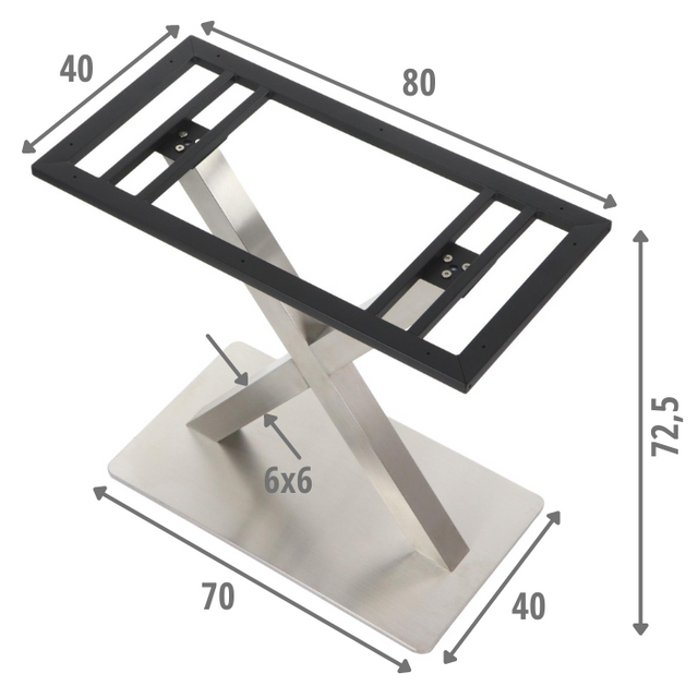 Stema Tischgestell SH-3007-1/S – Ansicht 2