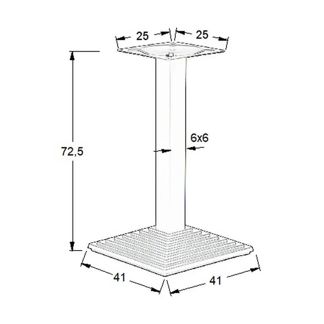 PIRAMIDI Tischgestell - Atelier Gusto