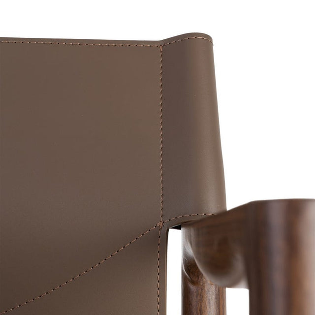TOFAN Armlehnstuhl in Taupe – Ansicht 6