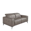 ULVANO Ledersofa 2-Sitzer