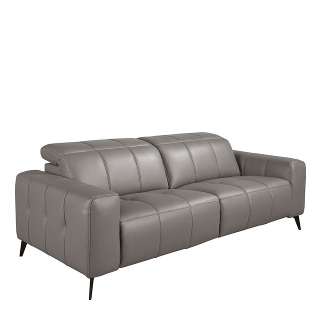 ULVANO Ledersofa 3-Sitzer