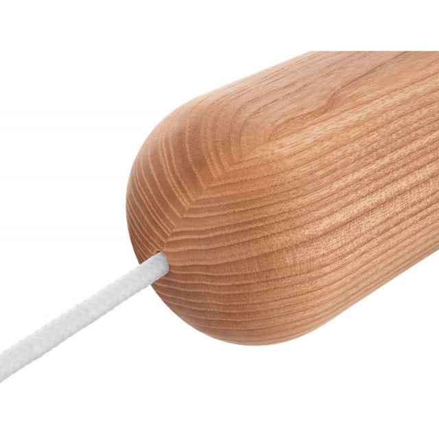 VELUNO H Wandleuchte – GU10 MR11 Holzmaserung und Kabelanschluss