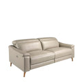 WELVAR Ledersofa 3-Sitzer