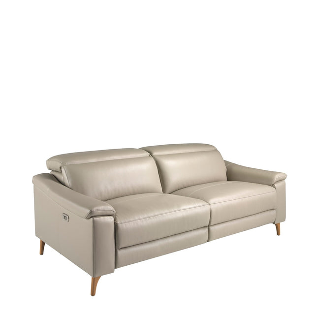 WELVAR Ledersofa 3-Sitzer