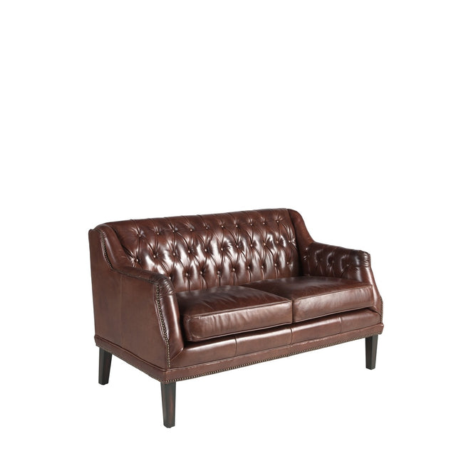 YANVOR Ledersofa 2-Sitzer