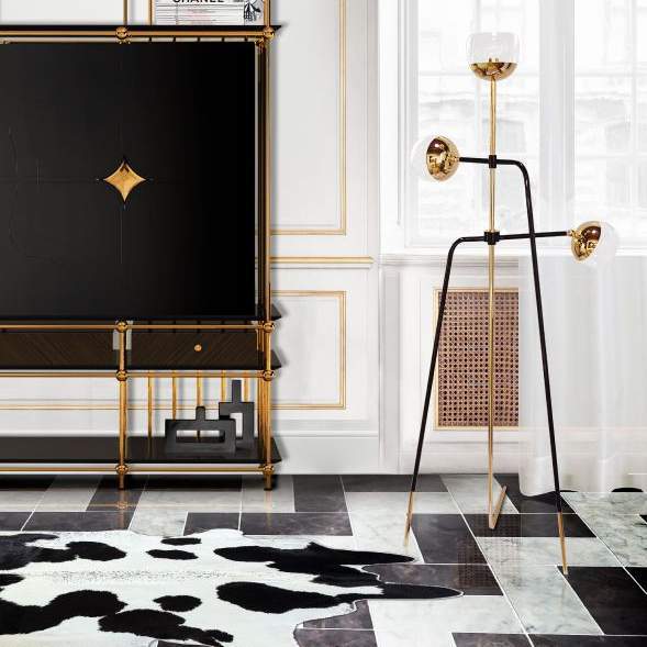 BLACK WIDOW TALL Stehleuchte - Atelier Gusto